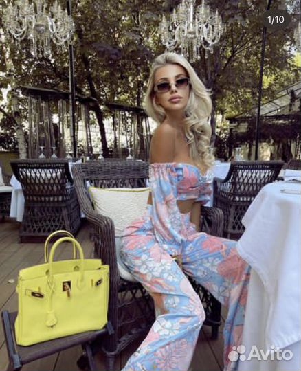 Malina fashion костюм летний голубой