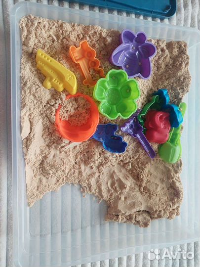 Кинетический песок с песочницей