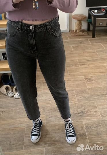 Джинсы pull and bear mom