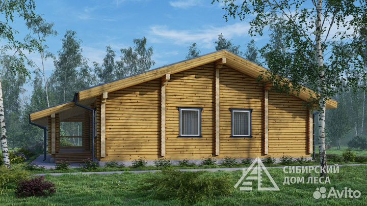 Дом 12х12,9 из профилированного бруса