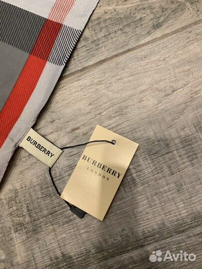 Палантин платок Burberry серый новый