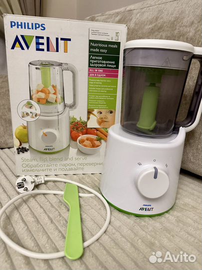 Пароварка блендер avent