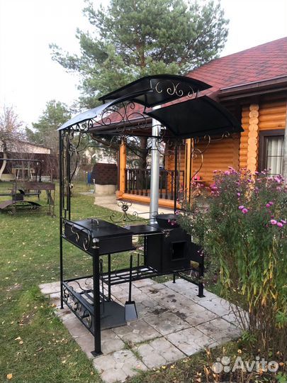Кованый мангал для дачи