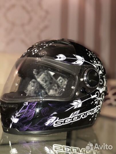 Мотошлем женский scorpion