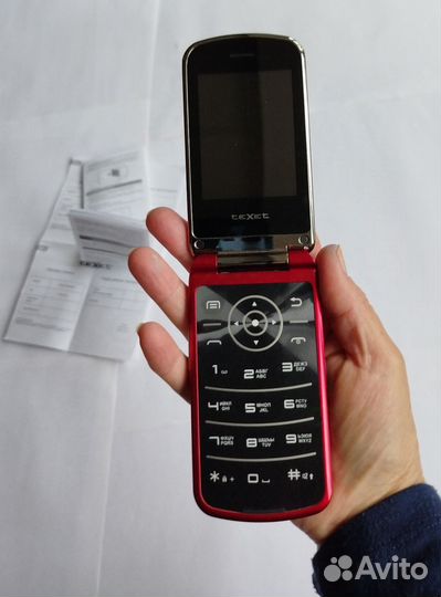 Кнопочный телефон texet tm-414