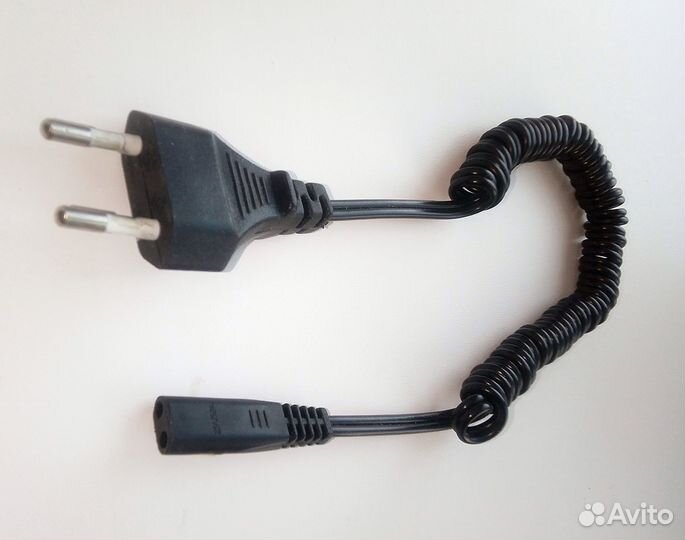 Витой сетевой шнур кабель провод с вилкой для элек