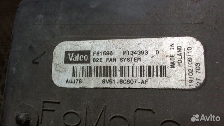 Вентилятор радиатора Ford Fiesta, 2009