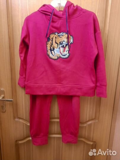 Костюм из футера с начесом детский