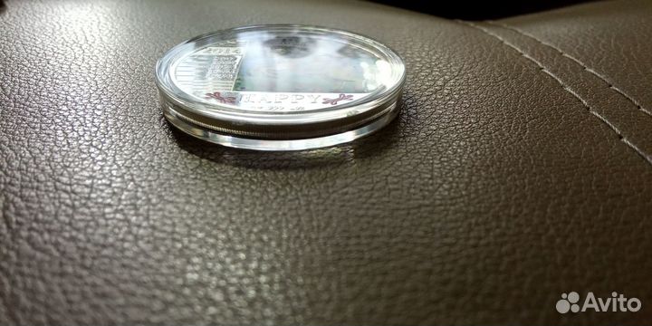 Монета Конго 240 франков 2014 Год лошади Серебро