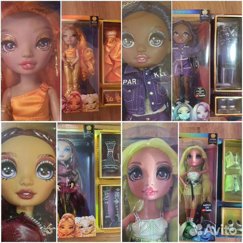 Rainbow hair doll куклы рейнбоу хай