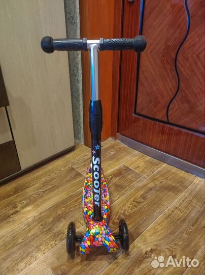 Самокат детский трехколесный бу