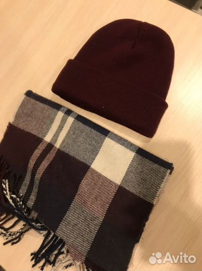 Комплект шапка и шарф
