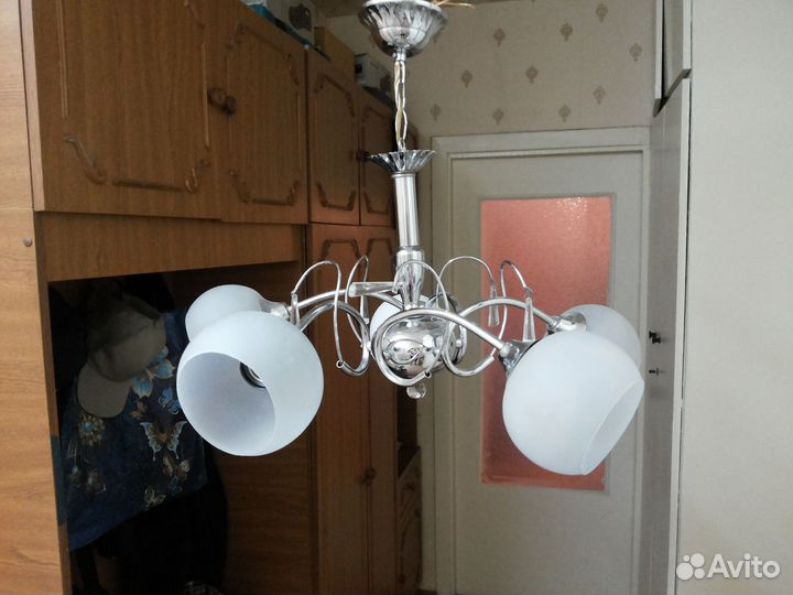 Люстра потолочная подвесная бу