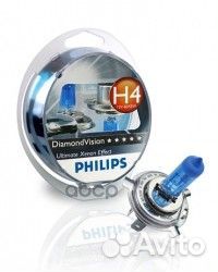 Комплект ламп 12V H4 60/55W Dimond Vision 12342