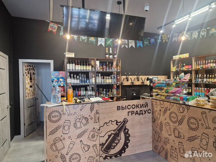 Франшиза 24/7 магазин алкоголя, готовый бизнес бар