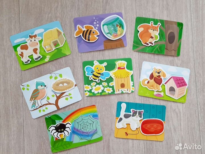 Обучающая игра на липучках