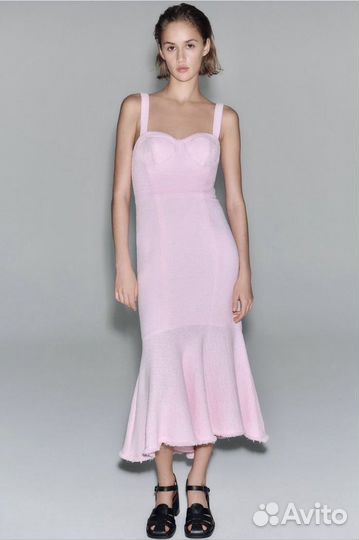 Твидовое платье