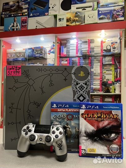Sony PS4 PRO God of war limited edition + диск