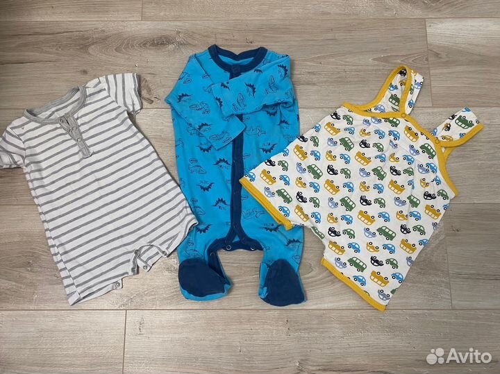 Вещи пакетом на мальчика от 62 до 74 размера