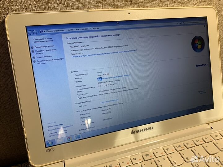 Нетбук Lenovo Ideapad S206. 11.6“