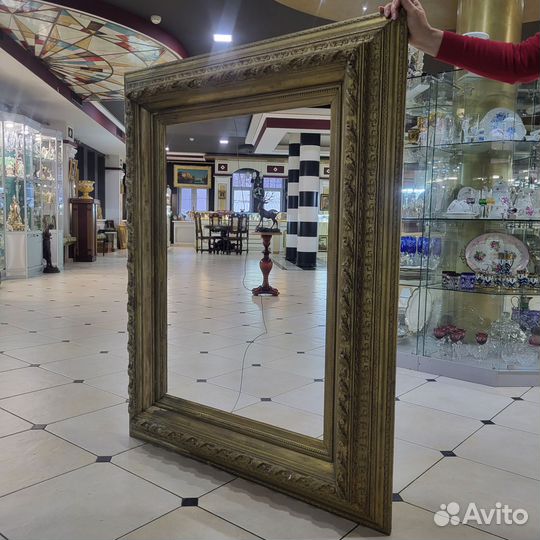 Большая рама для картины багет антикварная 19 век