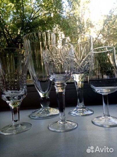 Фужеры, рюмки