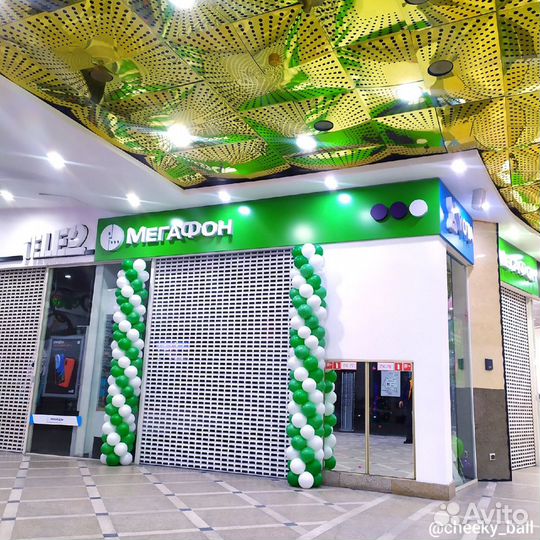 Шары на открытие, арка из воздушных шаров