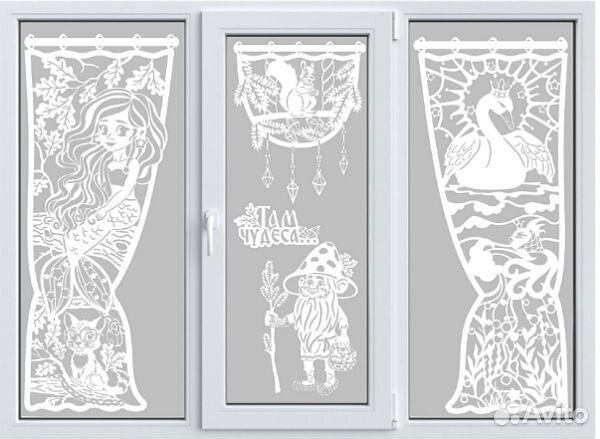 Украшения на окна