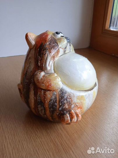 Копилка рыжий жирный котище