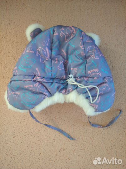 Шапка зимняя для девочки 48 50