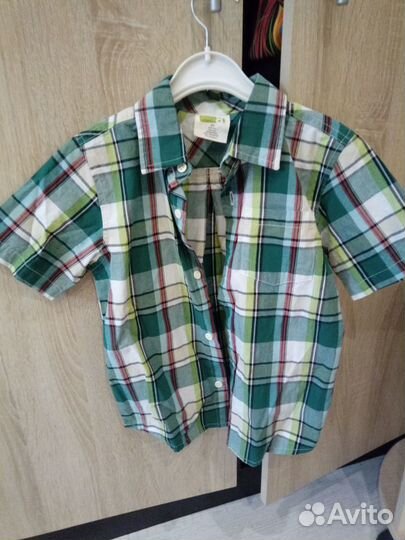 Костюм Crazy8 шорты и рубашка 104р