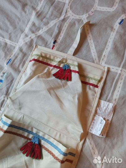 Кармашки на кроватку и детский плед икеа