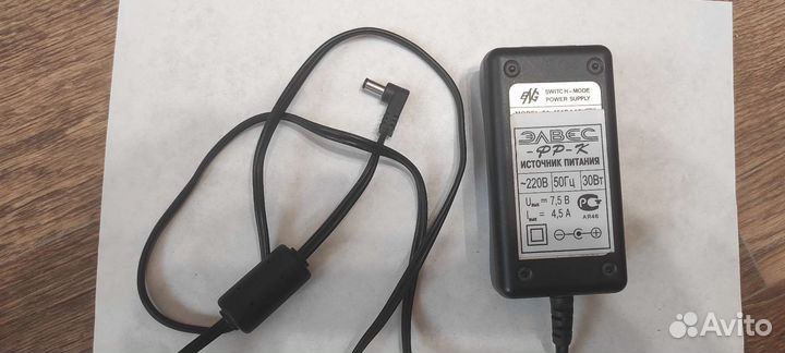 Блок питания 7.5В 4.5А