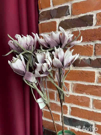 Искусственные цветы для оформления, комплект