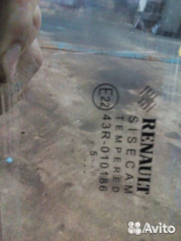 Стекло заднее правое рено логан 2