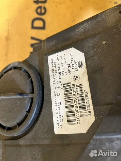 Фары Bmw 5 F07 N55B30A 2010