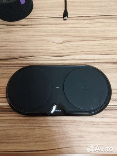 Беспроводная зарядная станция Baseus Simple 2in1