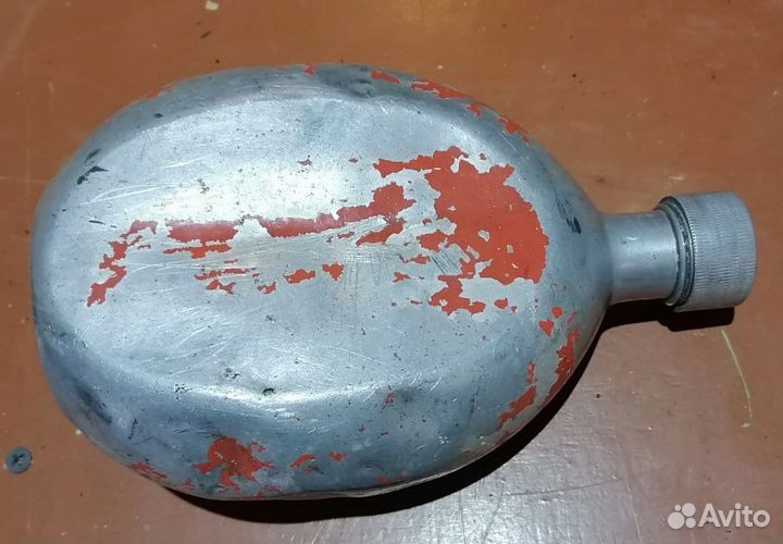 Фляга немецкая алюминиевая