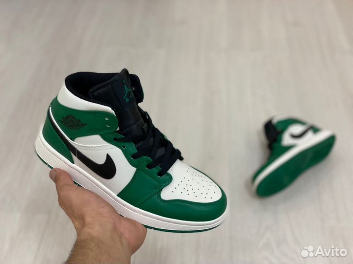 Кроссовки Air Jordan 1 Pine Green (36-45)