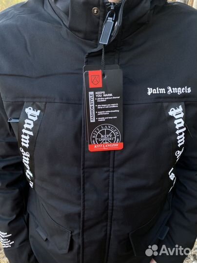 Курка парка palm angels демисезонная