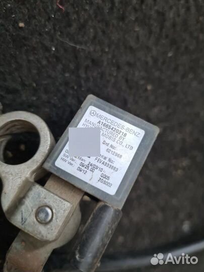 Клемма аккумулятора Mercedes-Benz E-Klass W212 1.8