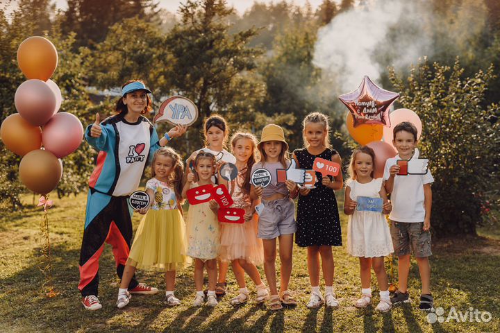 Аниматор клоун и другие герои на праздник