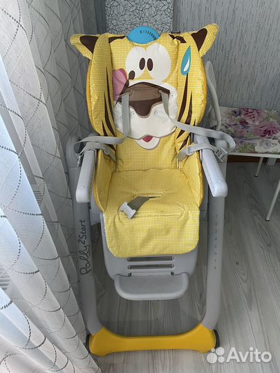 Стульчик для кормления chicco polly 2 start