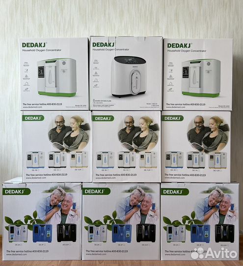 Кислородные концентраторы 9/8/7л Новые
