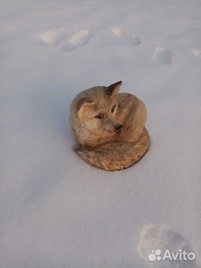 Медведь Лиса из дерева. Цены в тексте