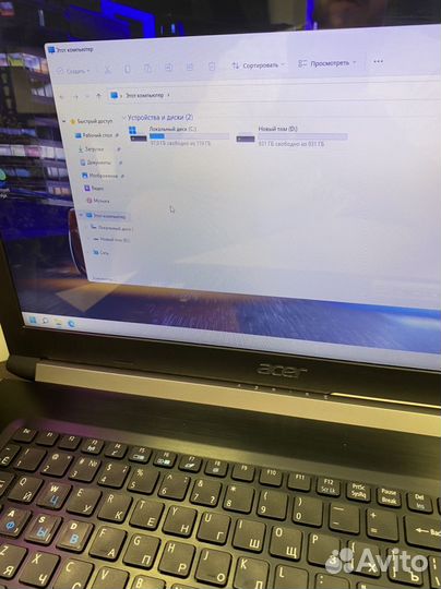 Как новый мощный 17 дюймов 12GB озу/nvidia MX/1Tb