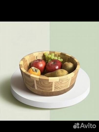 Ваза для фруктов 3,5л из дуба