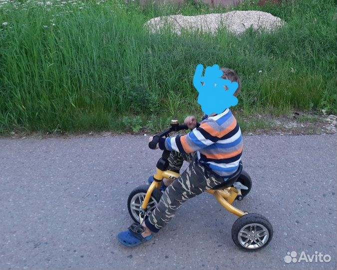 Беговел и велосипед детский