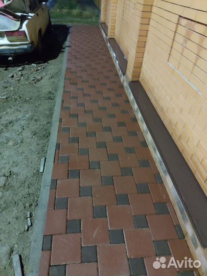 Укладка тротуарной плитки