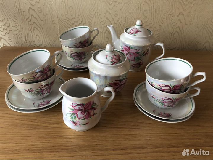 Чайный сервиз СССР винтаж